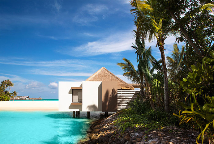 Unique Villas Overlooking the Lagoon - #outdoor, #architecture, #house, #landscaping,