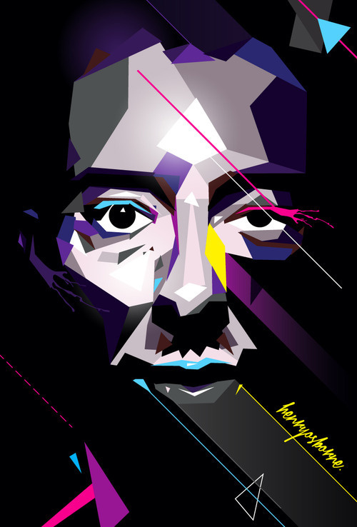 Thom Yorke #vector #thom #henryosborne #design #illustration #art #music #yorke