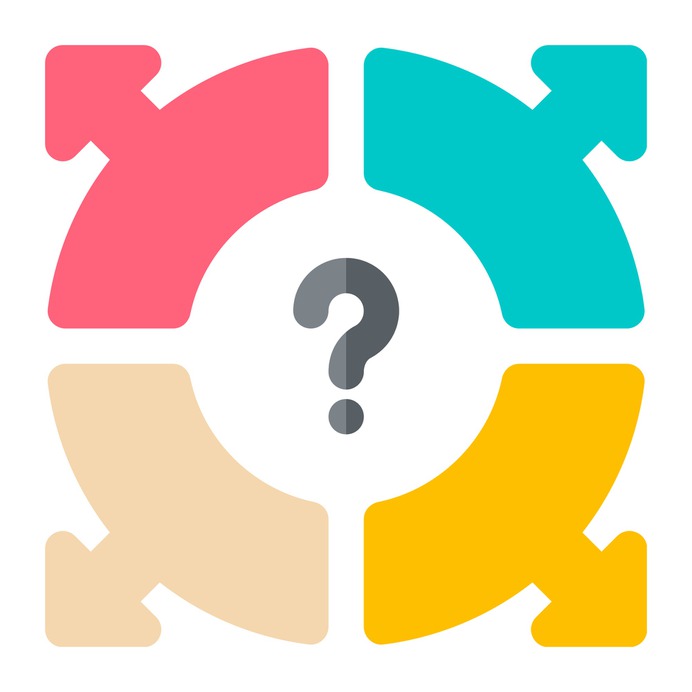 See more icon inspiration related to question, request, work, teamwork, group, business and finance, question mark, choose, directions, options, communications, numbers, networking, business, people and arrows on Flaticon.