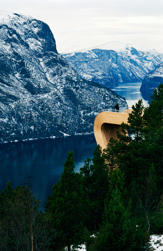CJWHO ™ (Aurland Lookout, Norway by Todd Saunders & Tommie...) #norway #lookout #design #landscape #wood #architecture #view