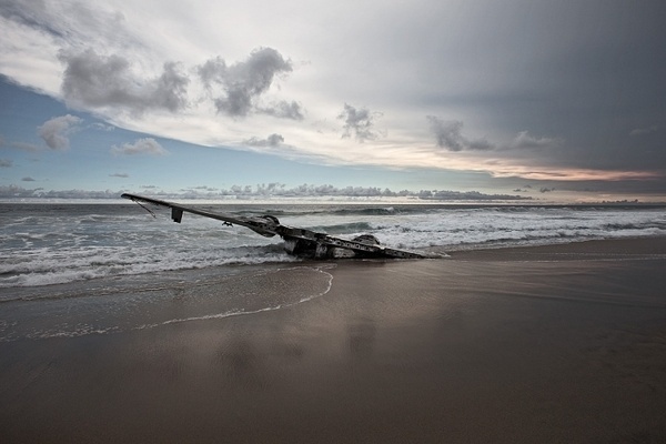 dietmar eckell 'restwert' #wreck #crash #wing #sea #photography #plane #reflection #beach