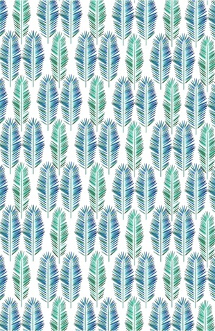 "Tropical Leaves" #tropical #pattern #design #decor #home #curtains #pillows #leaves