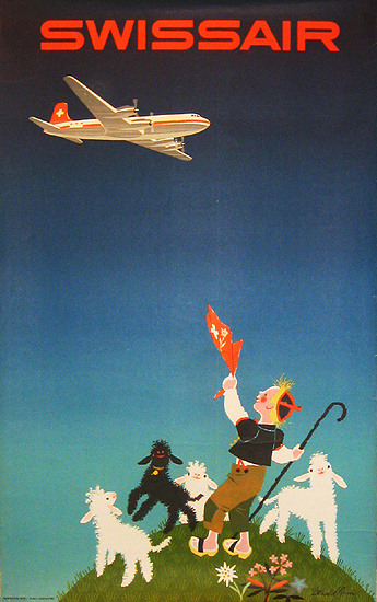 http://www.vintagepostersnyc.com/cgi local/db_images/posters/uploads/6158 image.jpg?22 #swiss #airplane #air #aeroplane #travel #poster