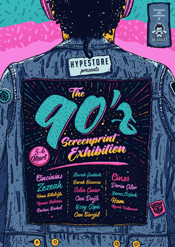 Özablanka // 90'z Screenprint Exhibition