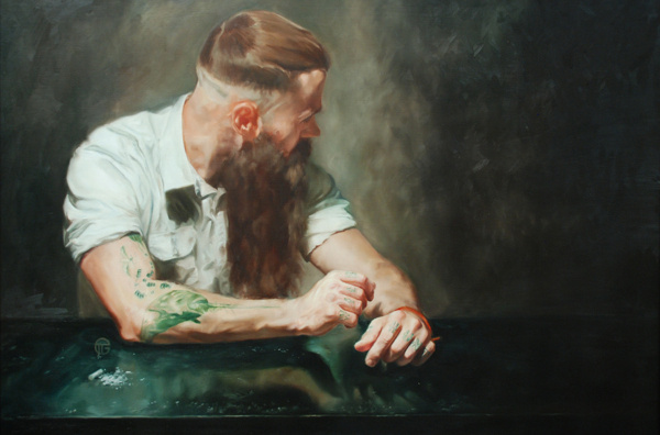 "Searching for Words" by James Taylor Gray Follow "a day in the land of nobody" on tumblr Pinterest | Society6 | Twitter #painting #art