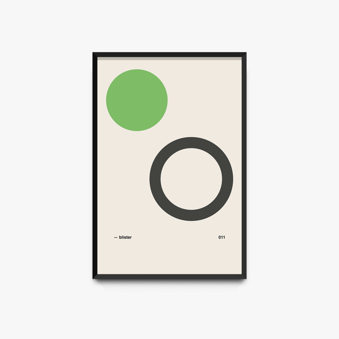 minimal poster design inspired by jimmy eat world's album, 'clarity'