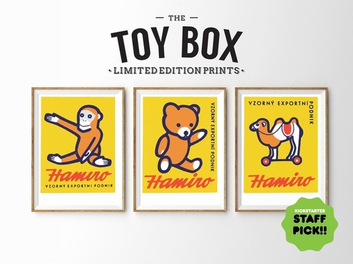 Hand pulled screenprinted posters of original 1940s Czechoslovakian Matchbox labels. #interior #silkscreen #print #design #screenprint #posters
