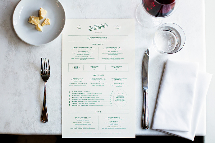 Brand Identity for Le Farfalle by One & Other "If Le Farfalle were a person, you'd want to be seen with her. Soundtrack by Alabama Shake