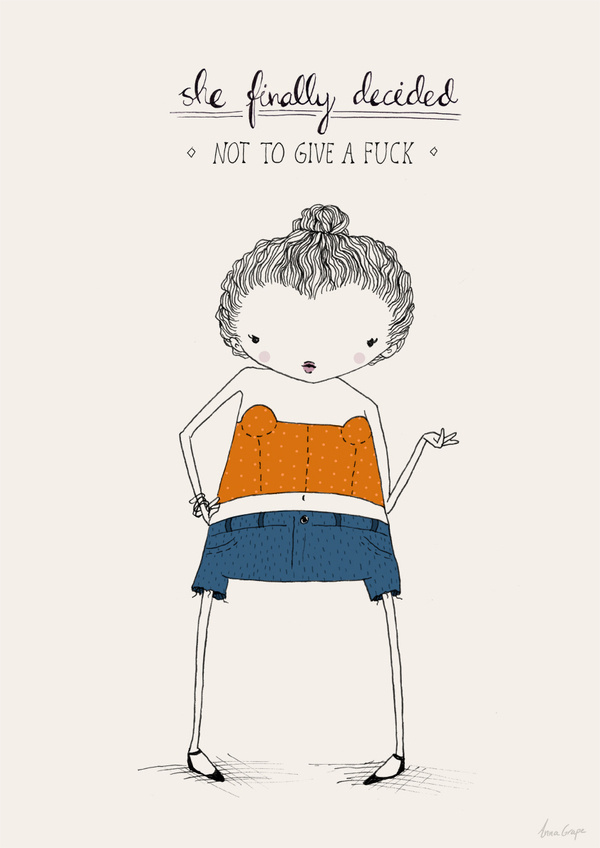she finally decided #fuck #illustration #drawing #girl