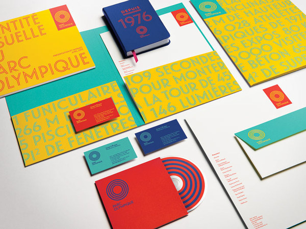 Parc Olympique #identity #branding #stationery
