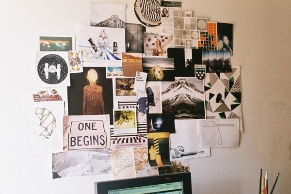 Freunde von Freunden — Sharlene Garcia — Visual Artist, Home, La Libertad, Tijuana — http://www.freundevonfreunden.com/interviews/shar #inspiration #pinboard #moodboard #wall #studio