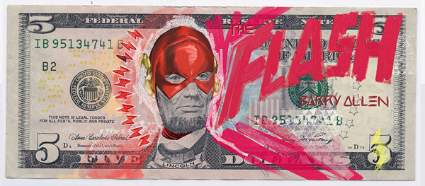 Justice League Of America on Behance #paint #money #superhero