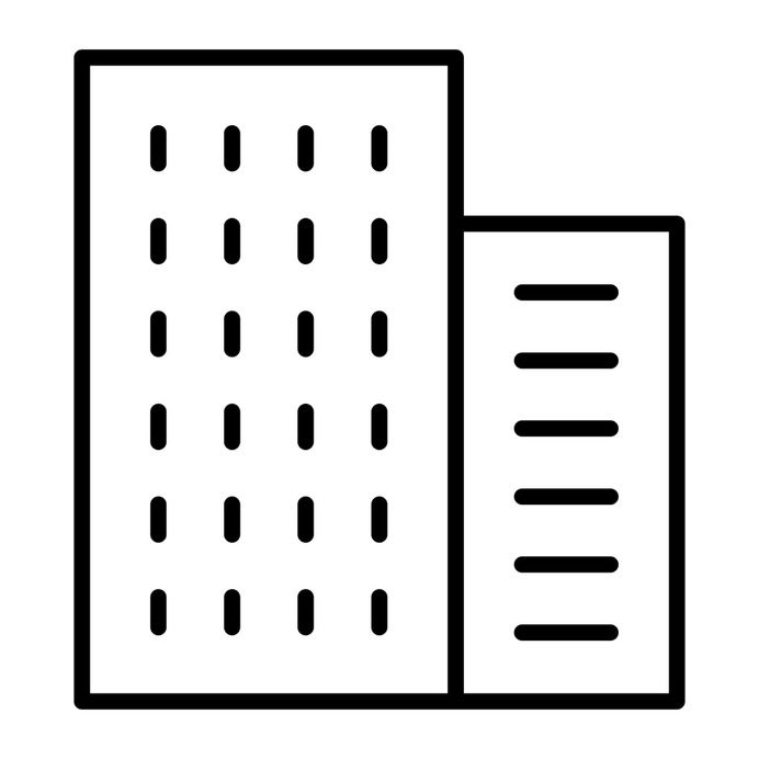 See more icon inspiration related to urban, building, city, office, office block, town, buildings, architecture and city and architectonic on Flaticon.