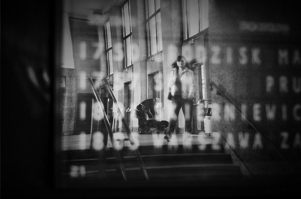 Schedule woman #woman #photo #flickr #schedule #railway