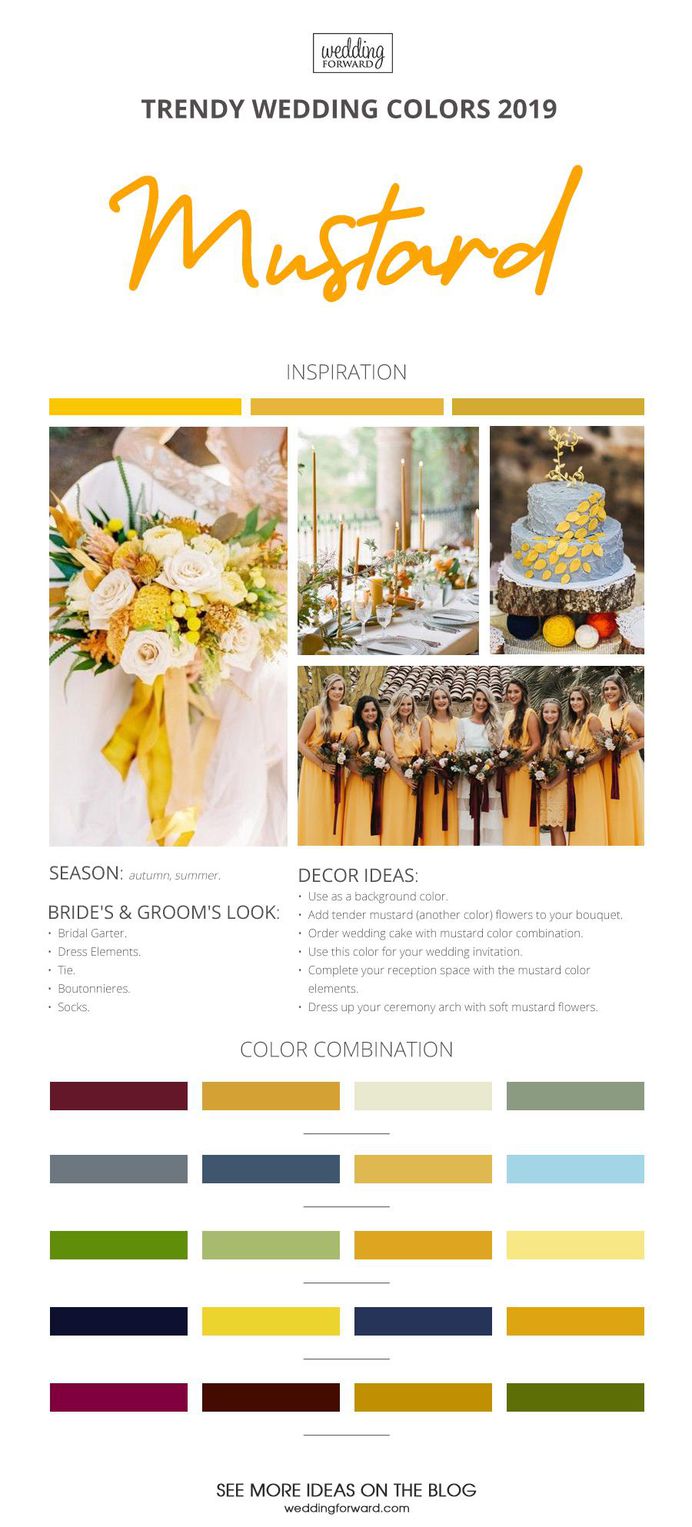 Mustard is trendy color now! This gorgeous yellow shade bold and chic cheers you up. Mixing this color with others is not easy, it is important to choose the right shade.