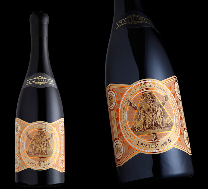 Stranger and stranger via www.mr-cup.com #packaging #illustration #wine