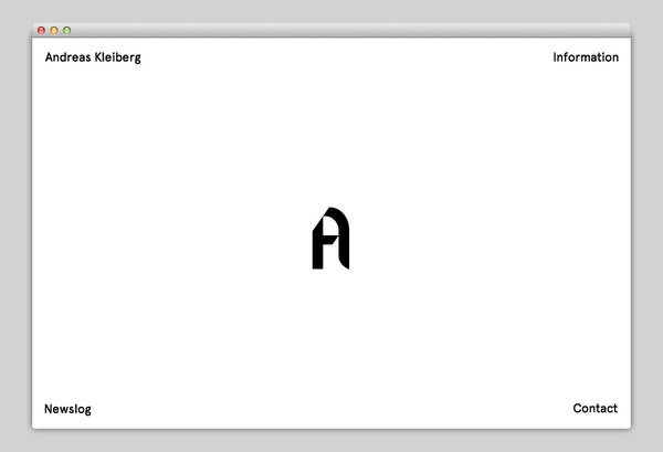 Andreas Kleiberg #layout #website #web
