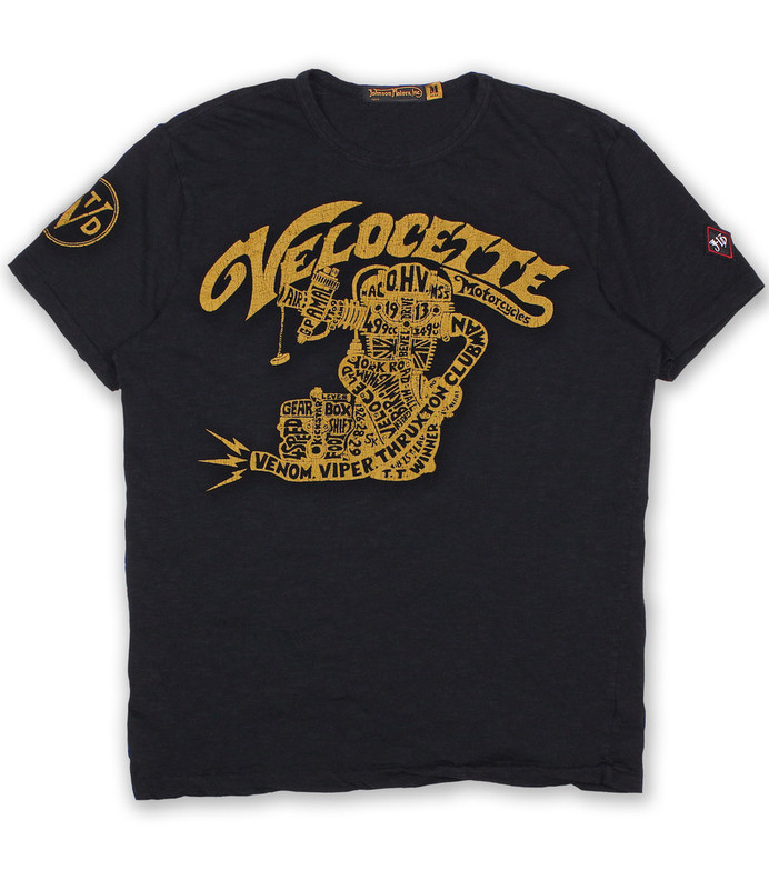 VELOCETTE ENGINE tee by Johnson Motors