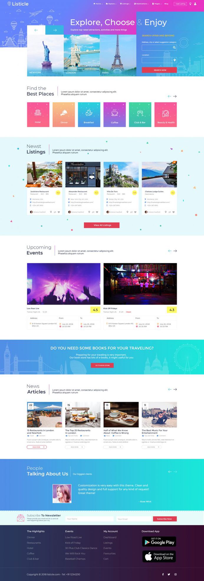 Listicle – Directory & Listing