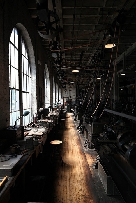 Daily Visual Overdose #interior #wood #workspace