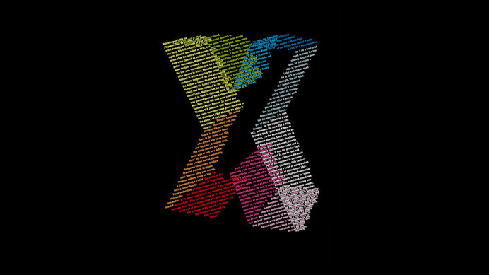 X Stories Poster | Thomas Manss & Company #festival #campaign #design #graphic #letter #writers #poster #colour #3d #typography