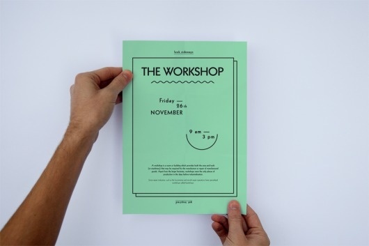 The Workshop : davidegioacchini #identity #poster