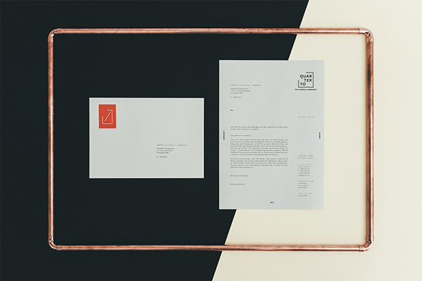 QUATER/TO on Behance #branding