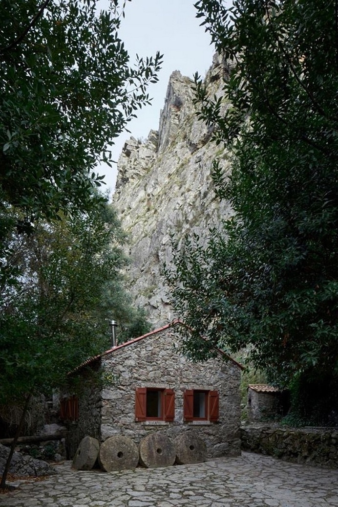 Watermill on The Crags of Saint Simon