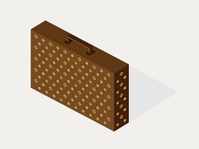 Dribbble - suitcase by HRMN #illustration #suitcase