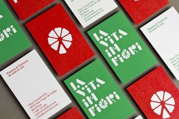 La vita in fiori business cards by Lo Siento Studio. #business #vita #siento #fiori #la #studio #cards #lo