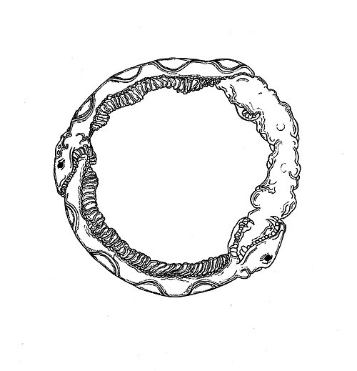 Outer Heaven Vinyl Radial Design #ink #white #smoke #design #black #snake #art #pen #flash