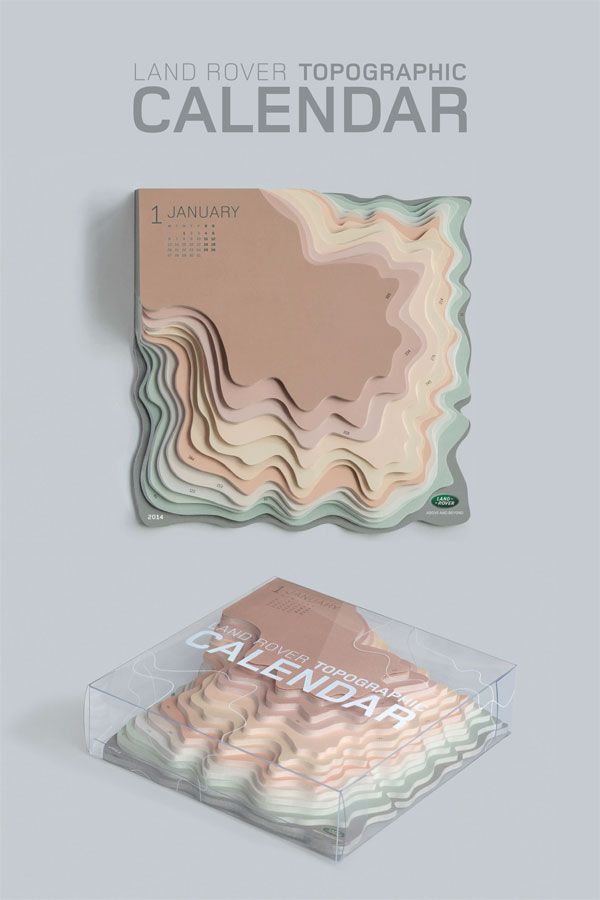 Zeynep Orbay — Amsterdam, Netherlands #calendar #diecut