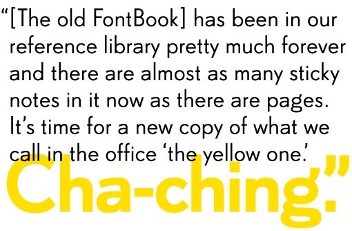 It's been in our reference library pretty much forever and there are almost as many sticky notes in it now as there are pages. It's time for #type #font #typeface