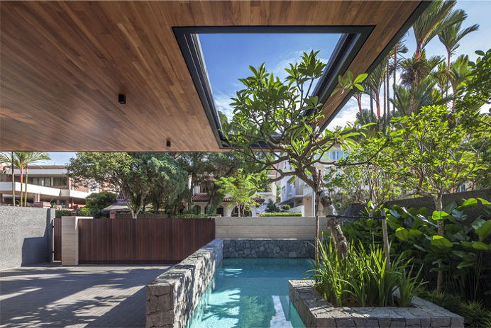 Singapore House With Sunny Roof Terrace - #architecture, #house, #home, home, architecture
