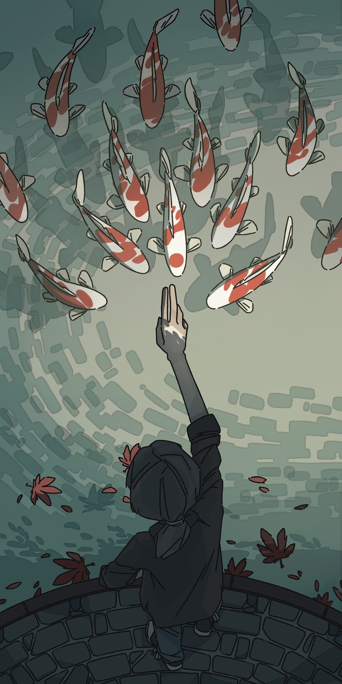 koi by railwaybird