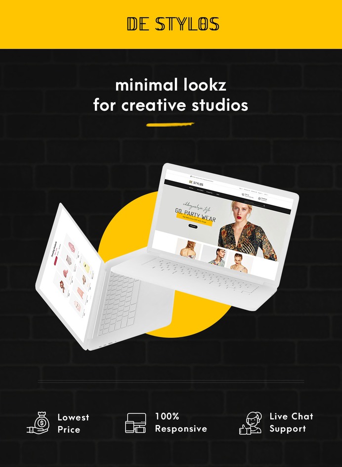 #DeStylos - #Fashion #Boutique #Apparels Store - #Prestashop #Responsive #Theme | #TemplateTrip #eCommerce #Website #Design #Template