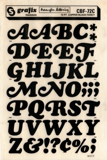All sizes | 72pt. Cooper Black Fancy | Flickr - Photo Sharing! #letraset