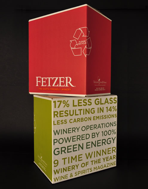 Fetzer Vineyards Wine Shipper California #packaging #boxed #wine