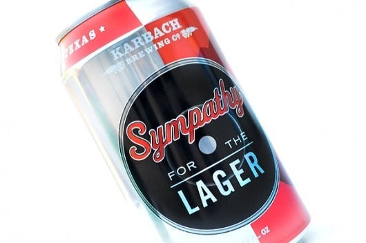Karbach Brewing Company Sympathy for the Lager Schwieterman Design #packaging #beer #sympathy