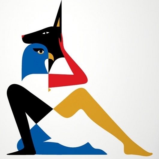 Malika Favre — Egyptian #graphic #bold #favre #malika #poster #egyptian