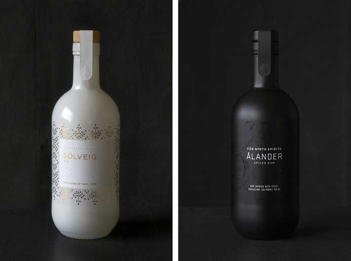 Far North Spirits — The Dieline #bottle