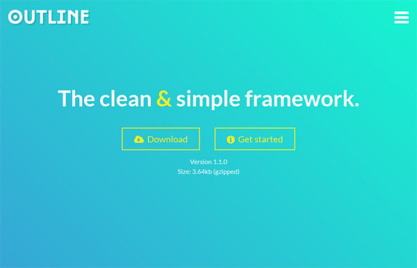 Outline – The Clean and Simple Responsive CSS Framework