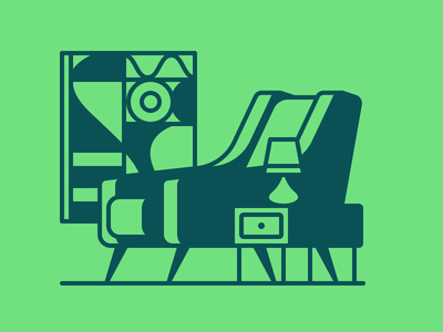 Living Room Illustration