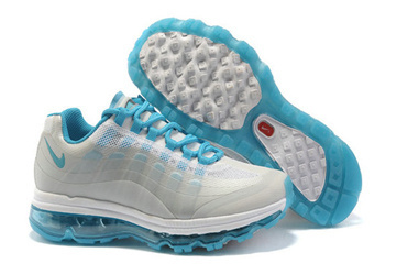 Womens Air Max 95 360 White Blue Shoes #shoes