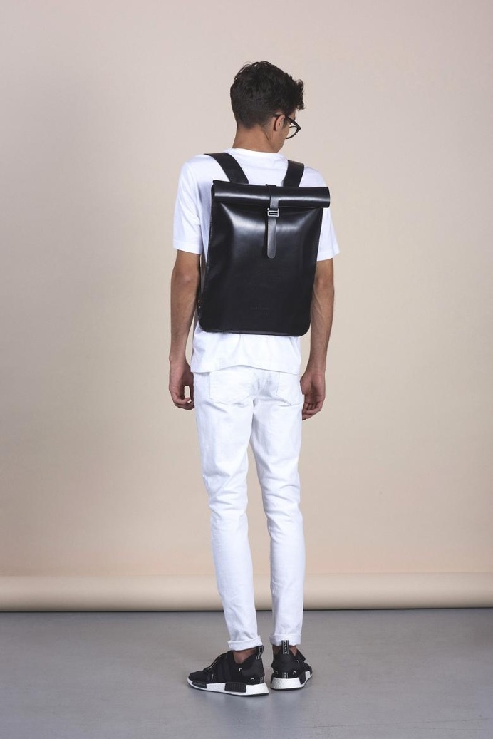 leather backpack