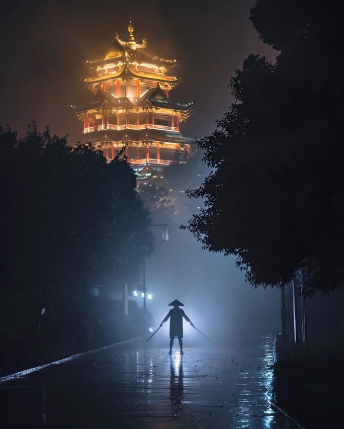 Striking Cityscapes and Night Urban Landscapes by Yiran Ding