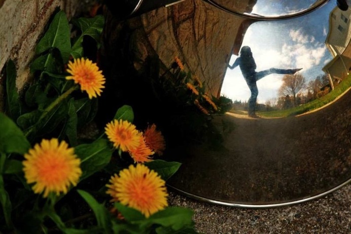 The Tea Kettle Adventures: Reflected Self-Portraits by Esha Biswas