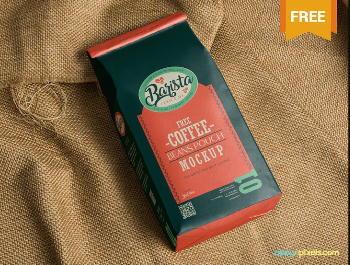 Essential Coffee Packaging Mockup