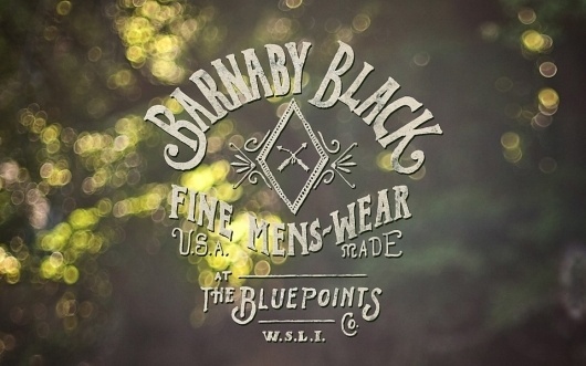 Barnaby Black — Welcome #fashion #logo #identity