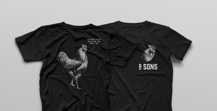 Chicken & Sons Brand identity on Behance